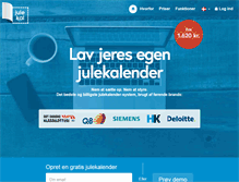 Tablet Screenshot of julekal.dk